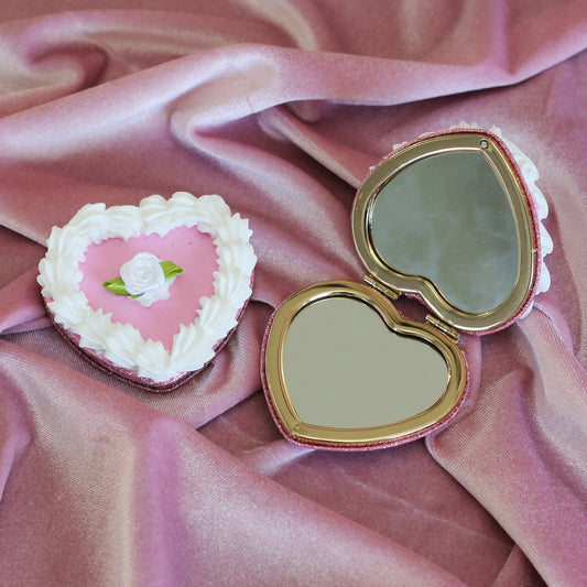 Rosette Compact Mirror